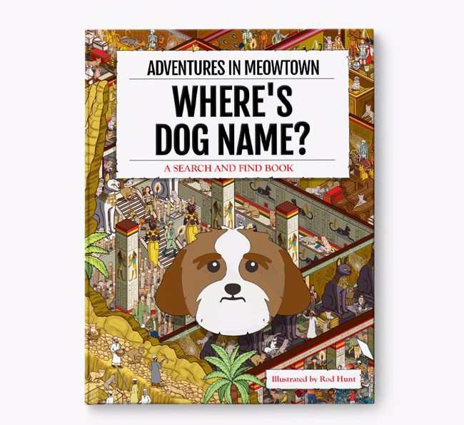 Personalised Lhasa Apso Book: Where's Dog Name? Volume 2